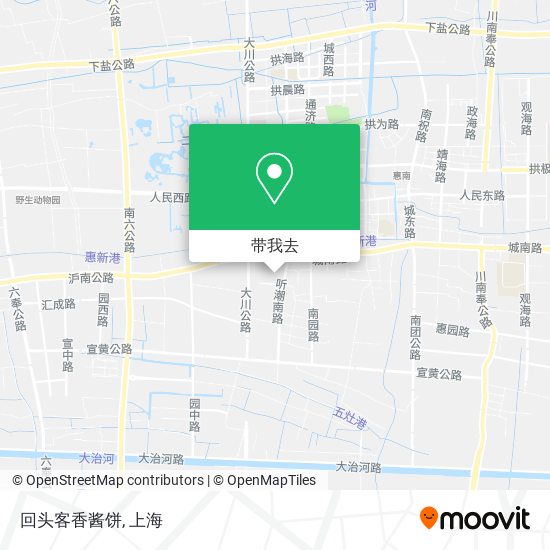 回头客香酱饼地图