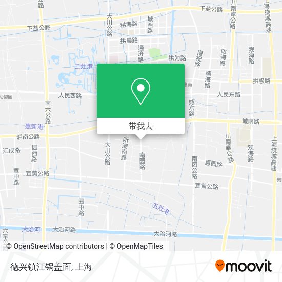 德兴镇江锅盖面地图