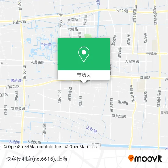 快客便利店(no.6615)地图