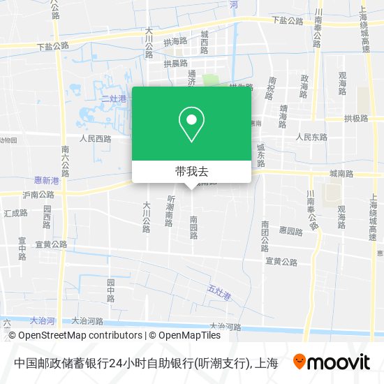 中国邮政储蓄银行24小时自助银行(听潮支行)地图