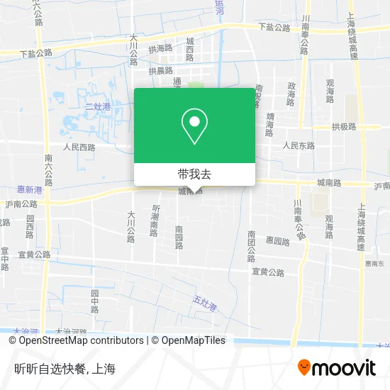 昕昕自选快餐地图