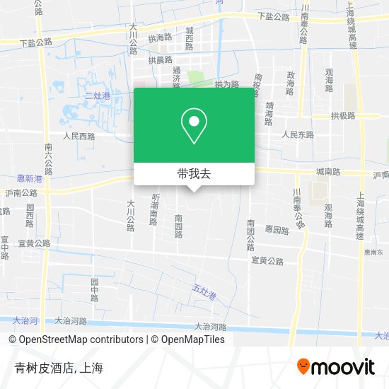 青树皮酒店地图