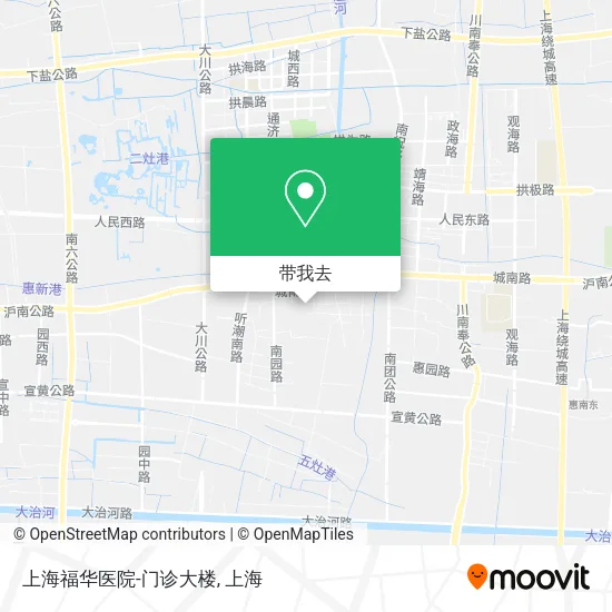上海福华医院-门诊大楼地图