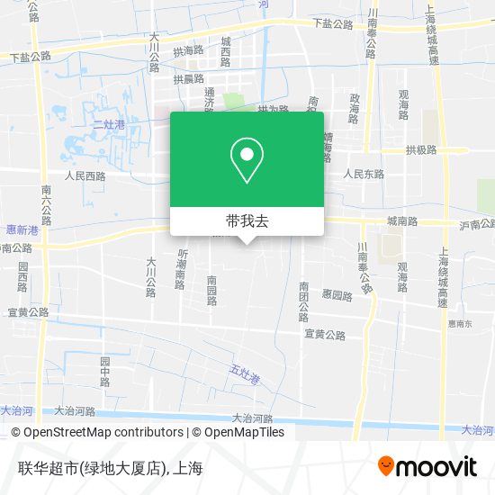 联华超市(绿地大厦店)地图