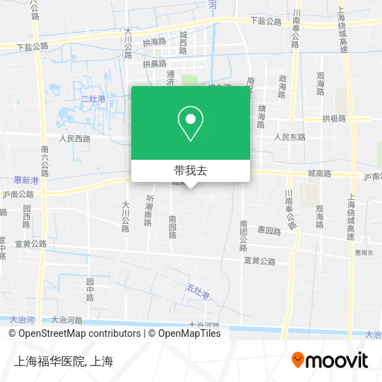 上海福华医院地图