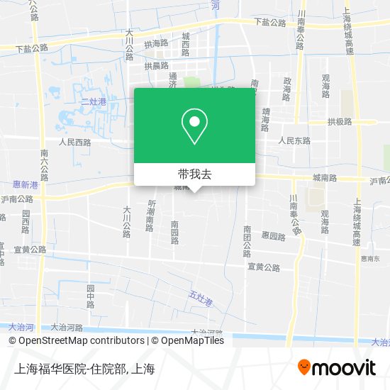 上海福华医院-住院部地图