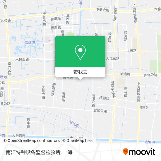 南汇特种设备监督检验所地图