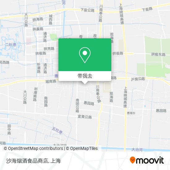 沙海烟酒食品商店地图