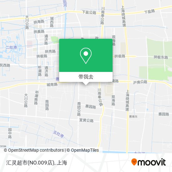 汇灵超市(NO.009店)地图