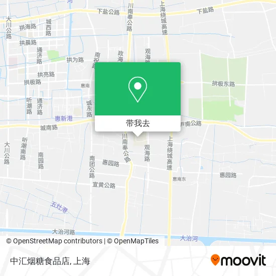 中汇烟糖食品店地图