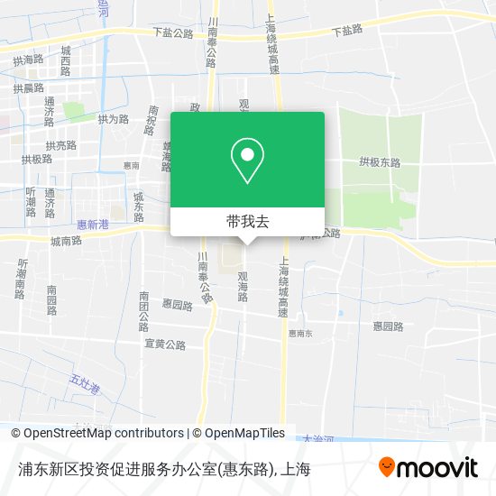 浦东新区投资促进服务办公室(惠东路)地图