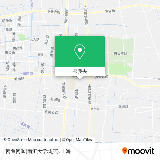 网鱼网咖(南汇大学城店)地图