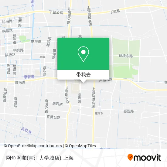 网鱼网咖(南汇大学城店)地图