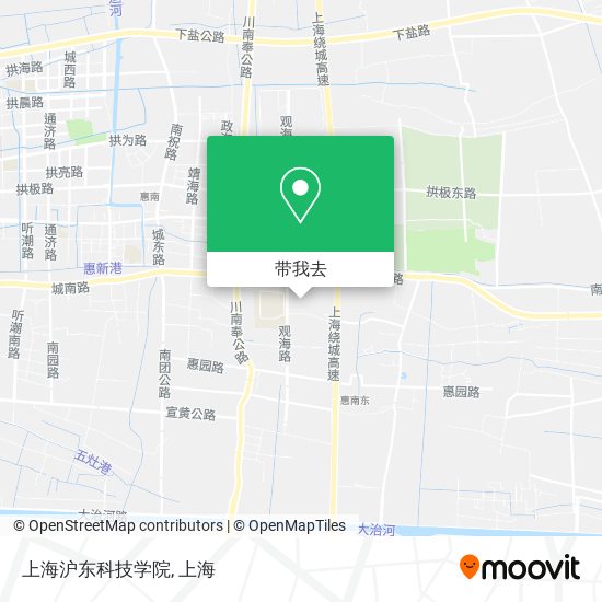 上海沪东科技学院地图