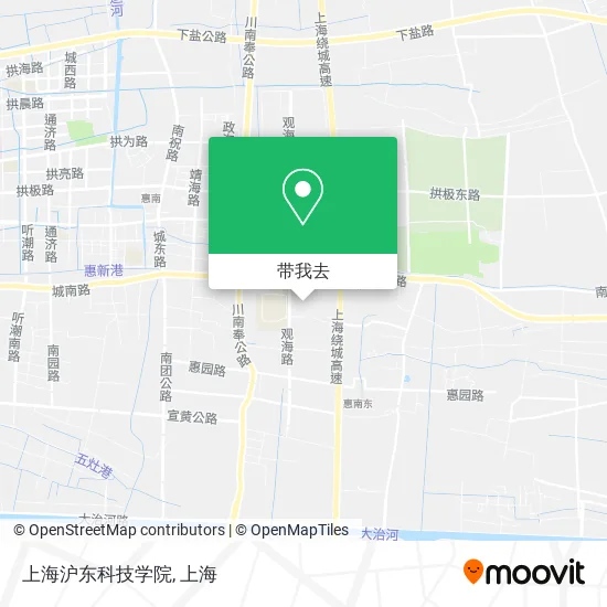 上海沪东科技学院地图