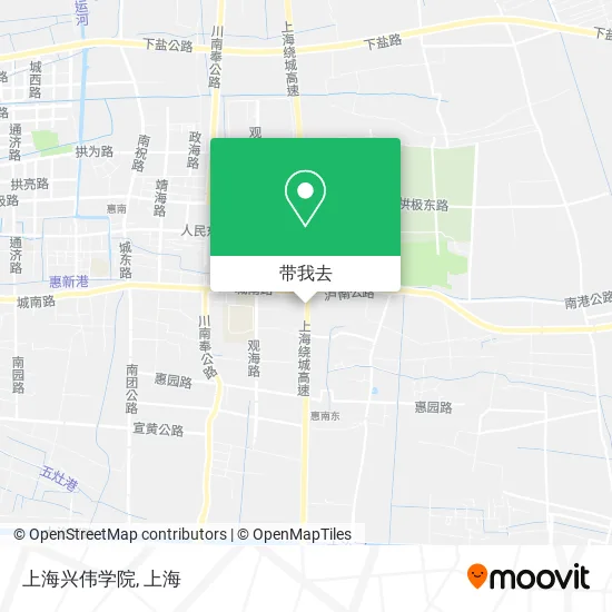 上海兴伟学院地图