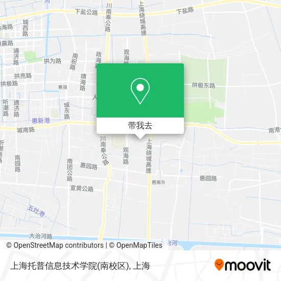上海托普信息技术学院(南校区)地图