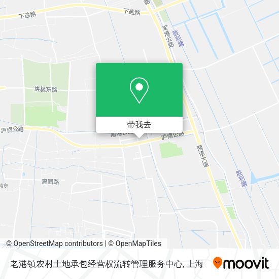 老港镇农村土地承包经营权流转管理服务中心地图