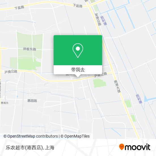 乐农超市(港西店)地图