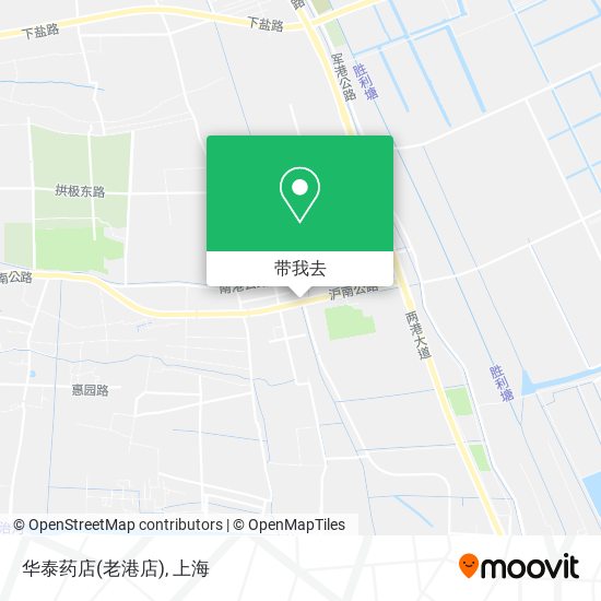 华泰药店(老港店)地图