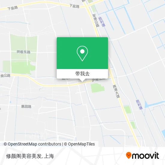 修颜阁美容美发地图