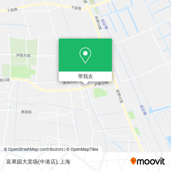 富果园大卖场(中港店)地图
