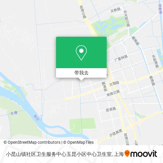 小昆山镇社区卫生服务中心玉昆小区中心卫生室地图