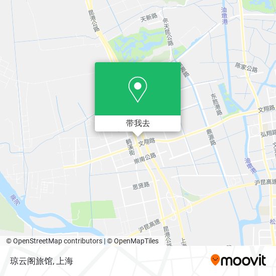 琼云阁旅馆地图