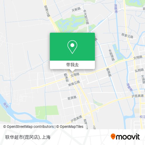 联华超市(昆冈店)地图