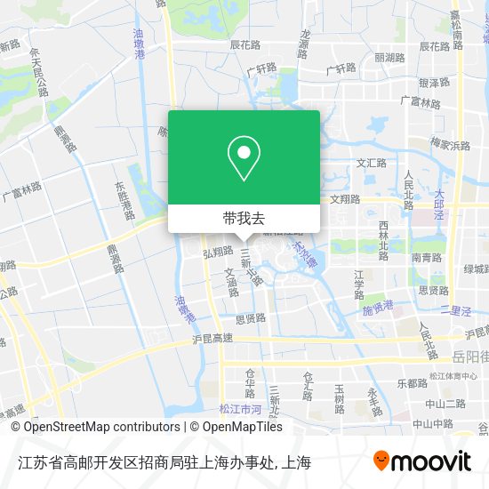 江苏省高邮开发区招商局驻上海办事处地图