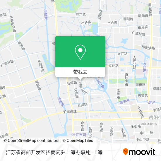 江苏省高邮开发区招商局驻上海办事处地图