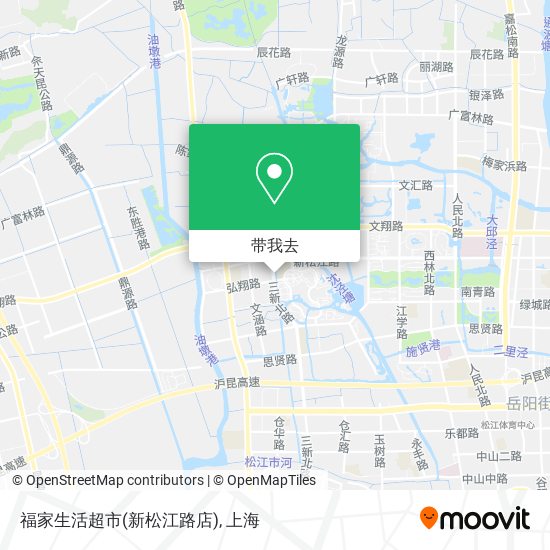 福家生活超市(新松江路店)地图