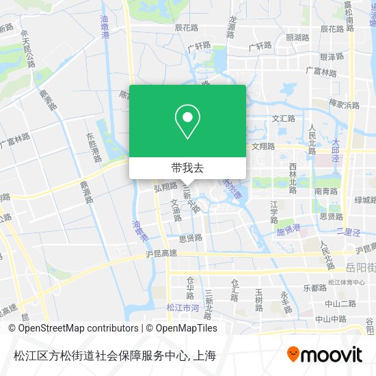 松江区方松街道社会保障服务中心地图