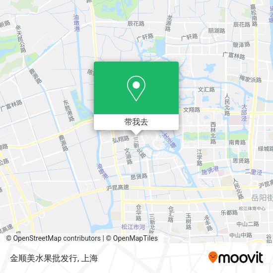 金顺美水果批发行地图