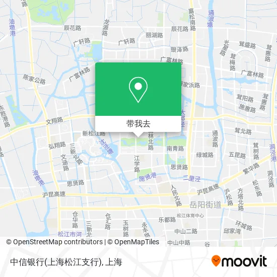 中信银行(上海松江支行)地图