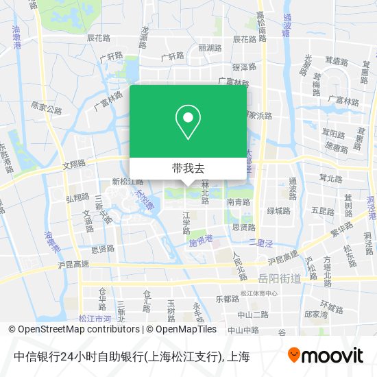 中信银行24小时自助银行(上海松江支行)地图