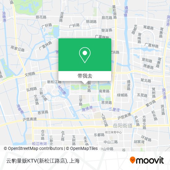 云豹量贩KTV(新松江路店)地图