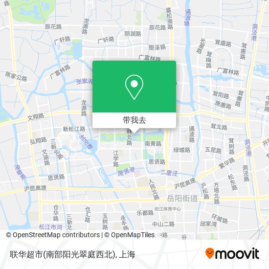 联华超市(南部阳光翠庭西北)地图