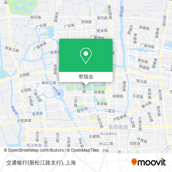 交通银行(新松江路支行)地图
