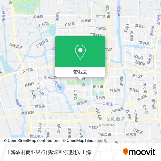 上海农村商业银行(新城区分理处)地图