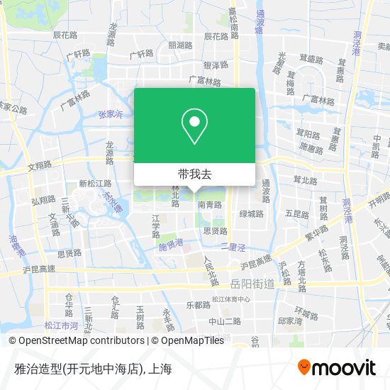 雅治造型(开元地中海店)地图