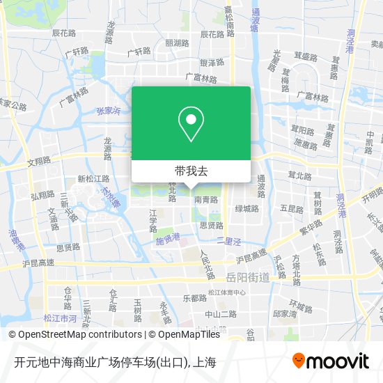 开元地中海商业广场停车场(出口)地图
