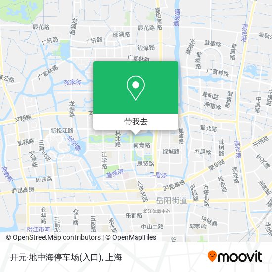 开元·地中海停车场(入口)地图