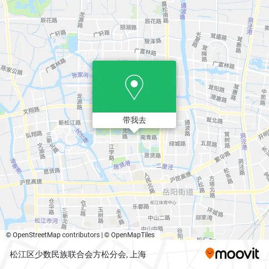 松江区少数民族联合会方松分会地图