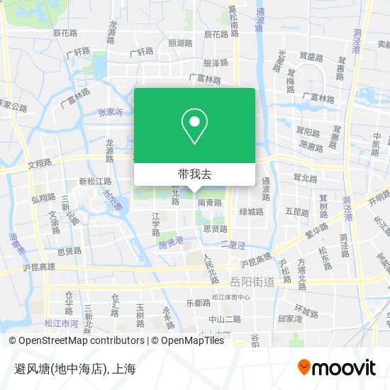 避风塘(地中海店)地图