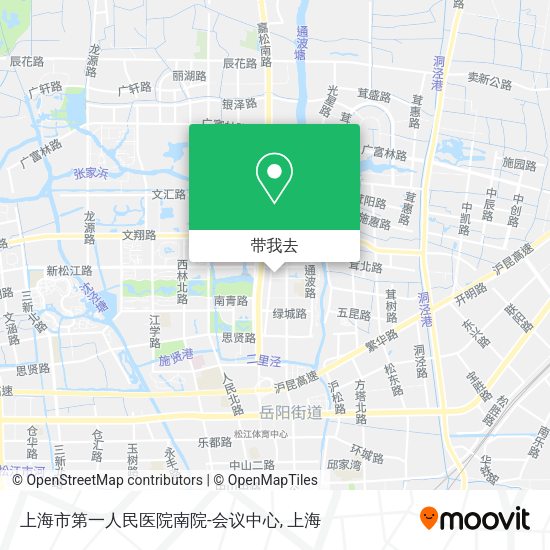 上海市第一人民医院南院-会议中心地图