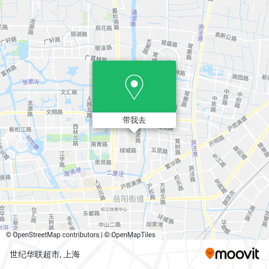 世纪华联超市地图