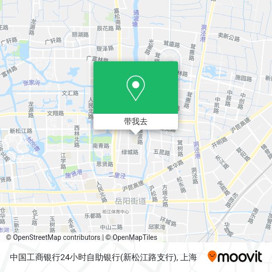 中国工商银行24小时自助银行(新松江路支行)地图