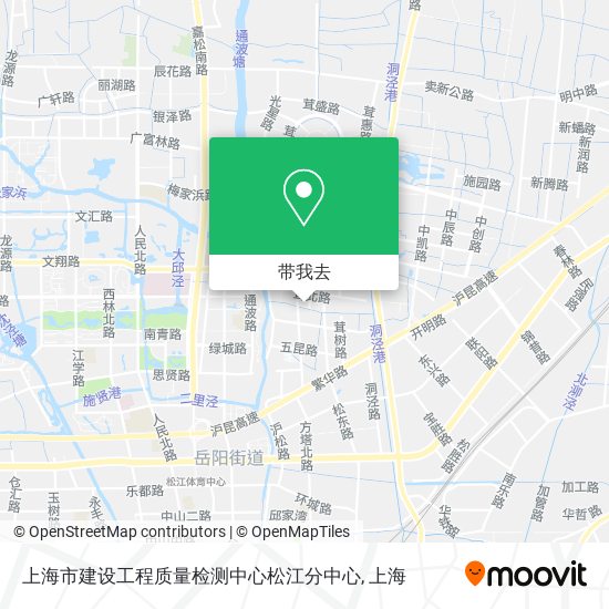 上海市建设工程质量检测中心松江分中心地图