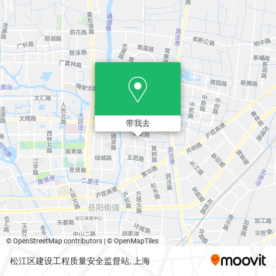 松江区建设工程质量安全监督站地图